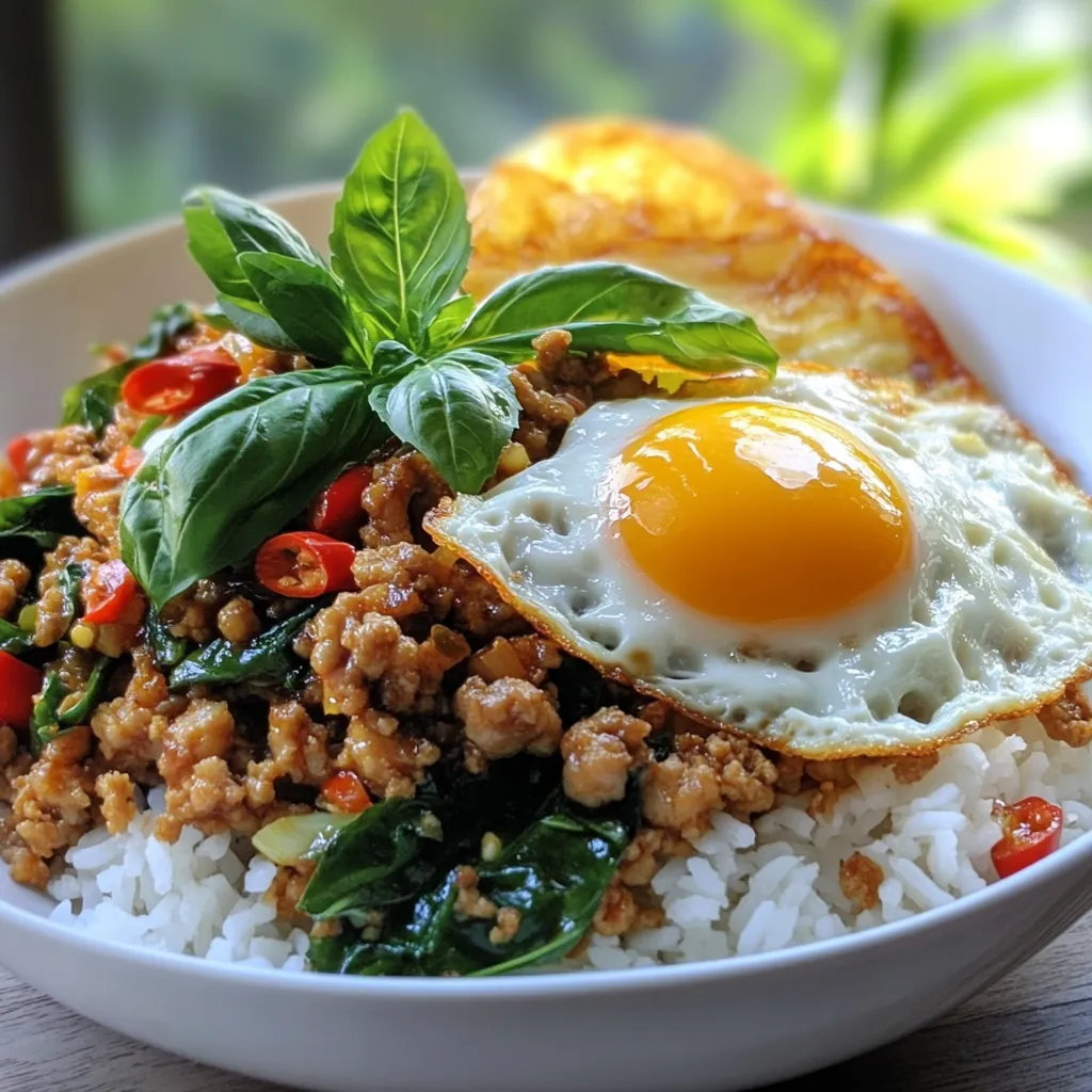 Pad Kra Pao Thai Basil Chicken Flavorful Recipe