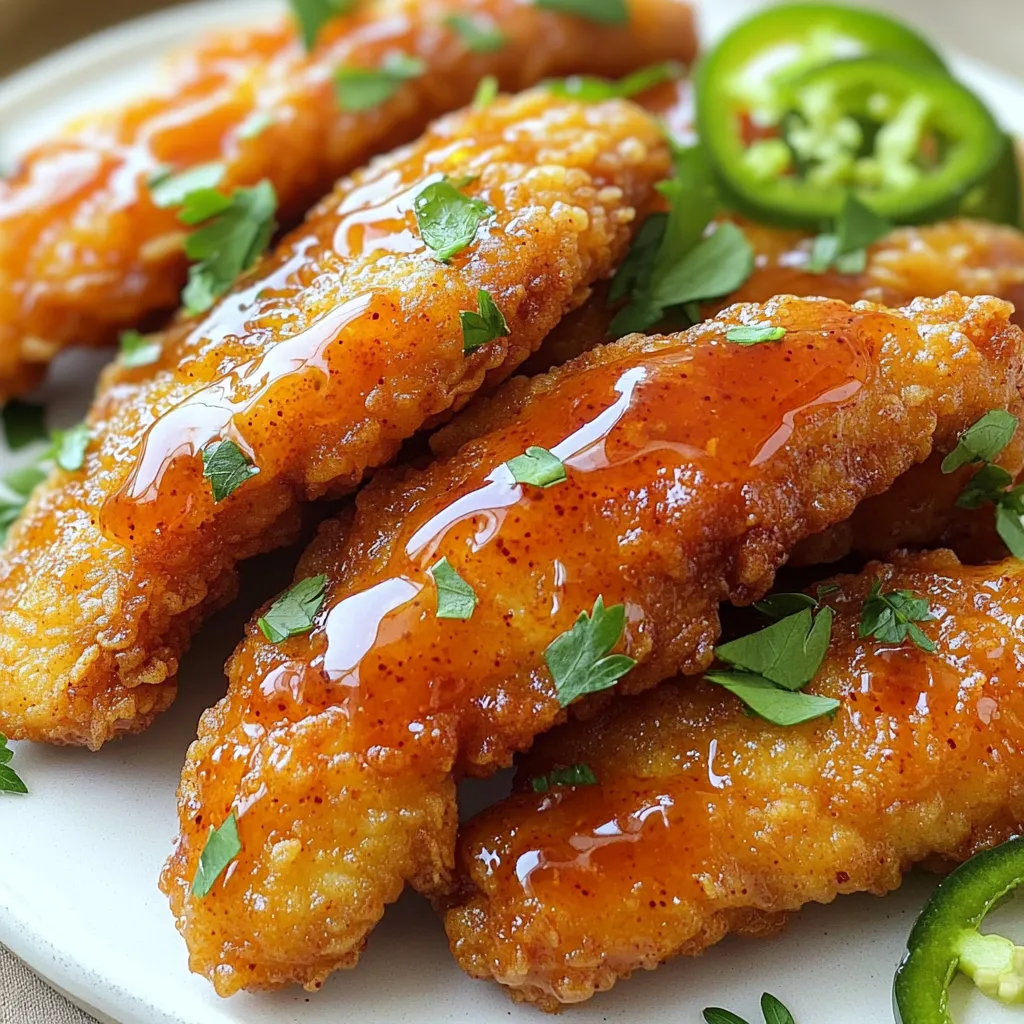 Hot Honey Chicken Tenders Crispy and Flavorful Dish