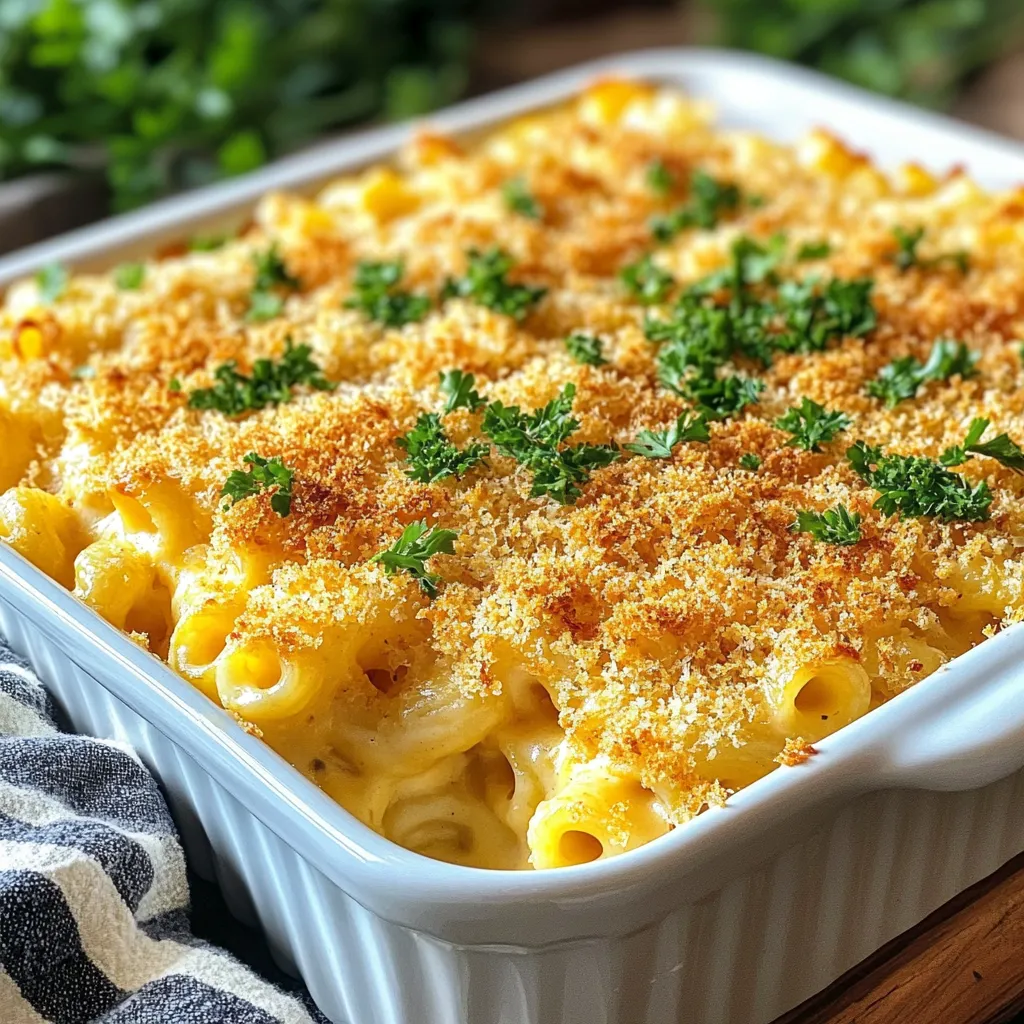 Crunchy Baked Mac and Cheese Tasty and Simple Dish