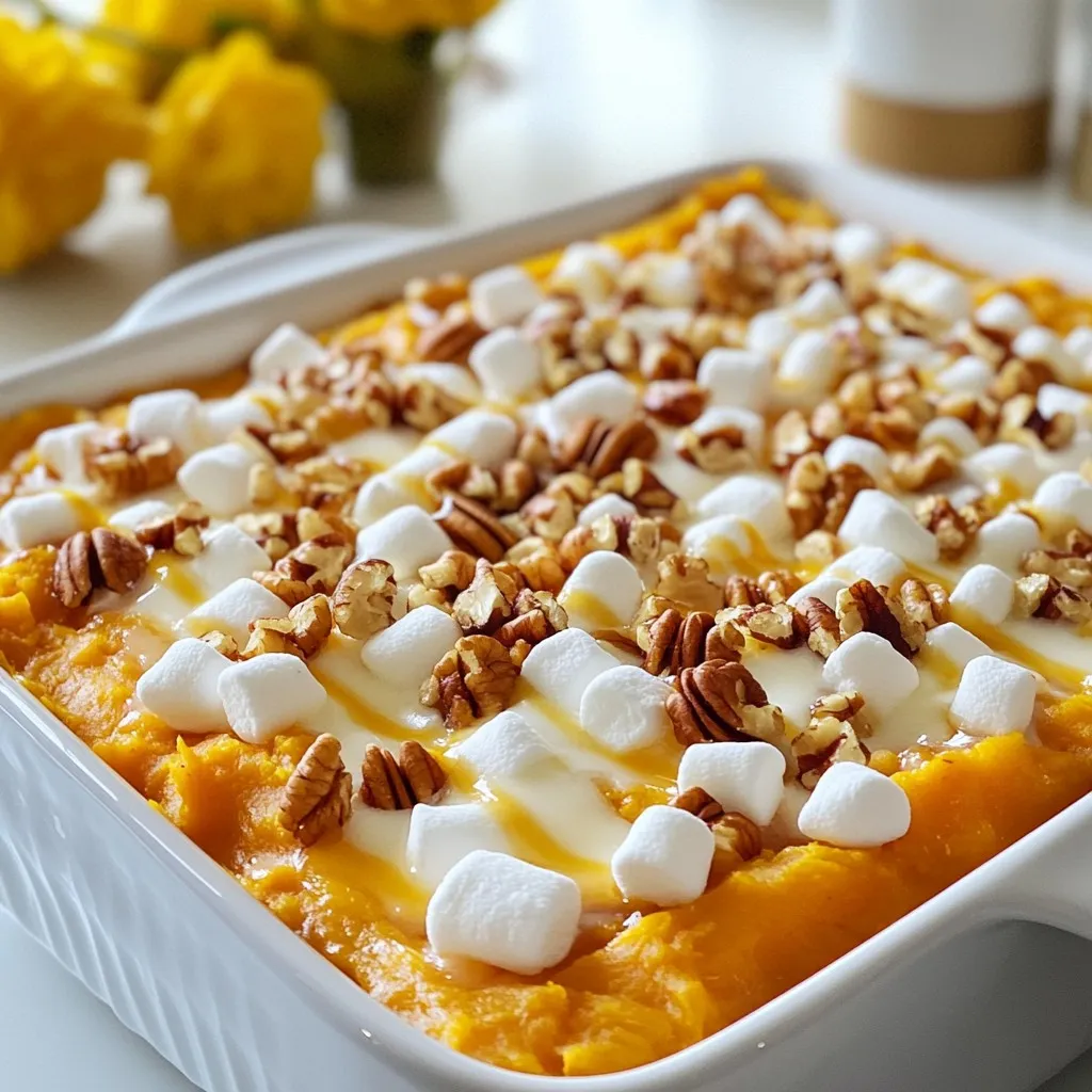 Maple Sweet Potato Casserole Perfect for Cozy Meals