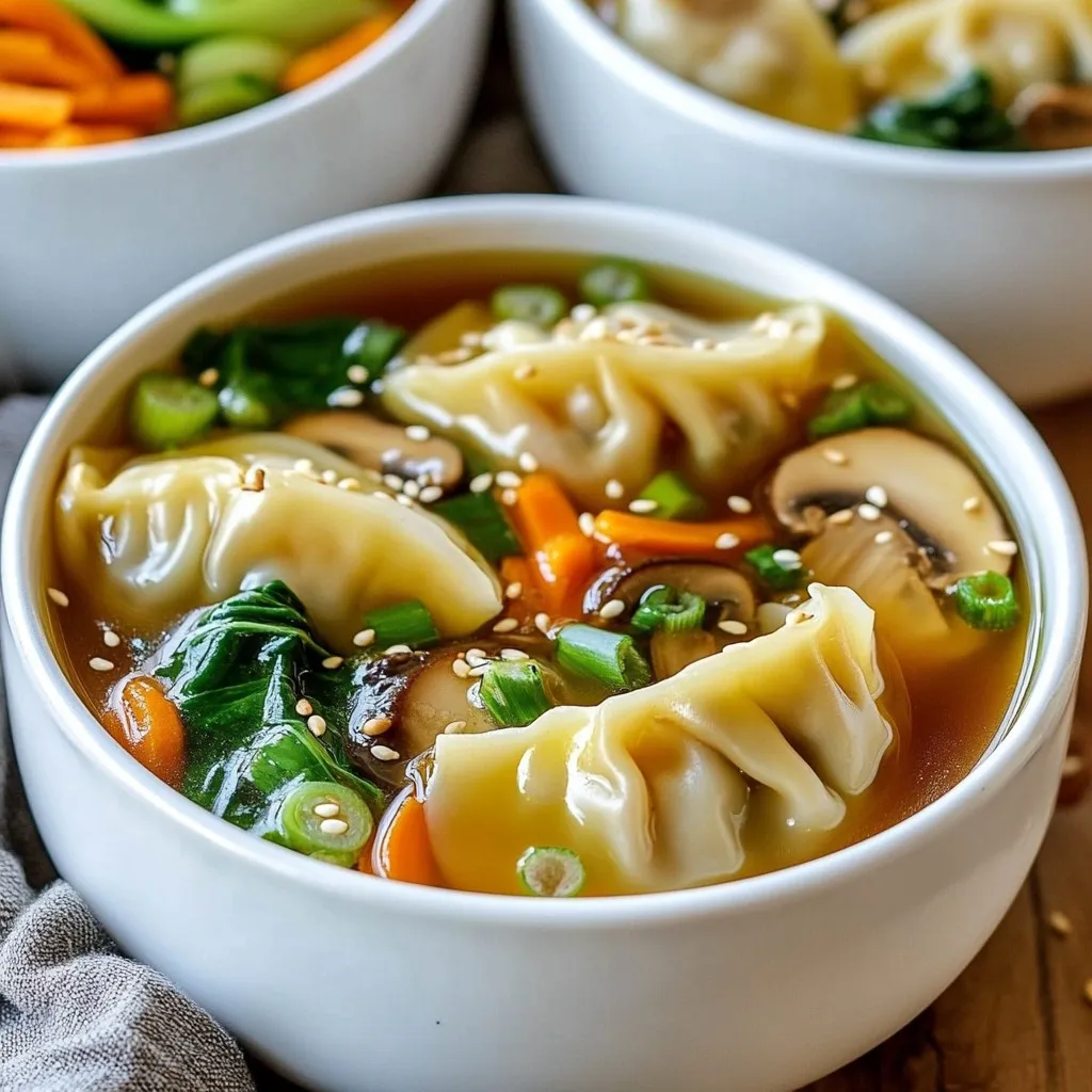 Easy Potsticker Soup Comfort in a Bowl