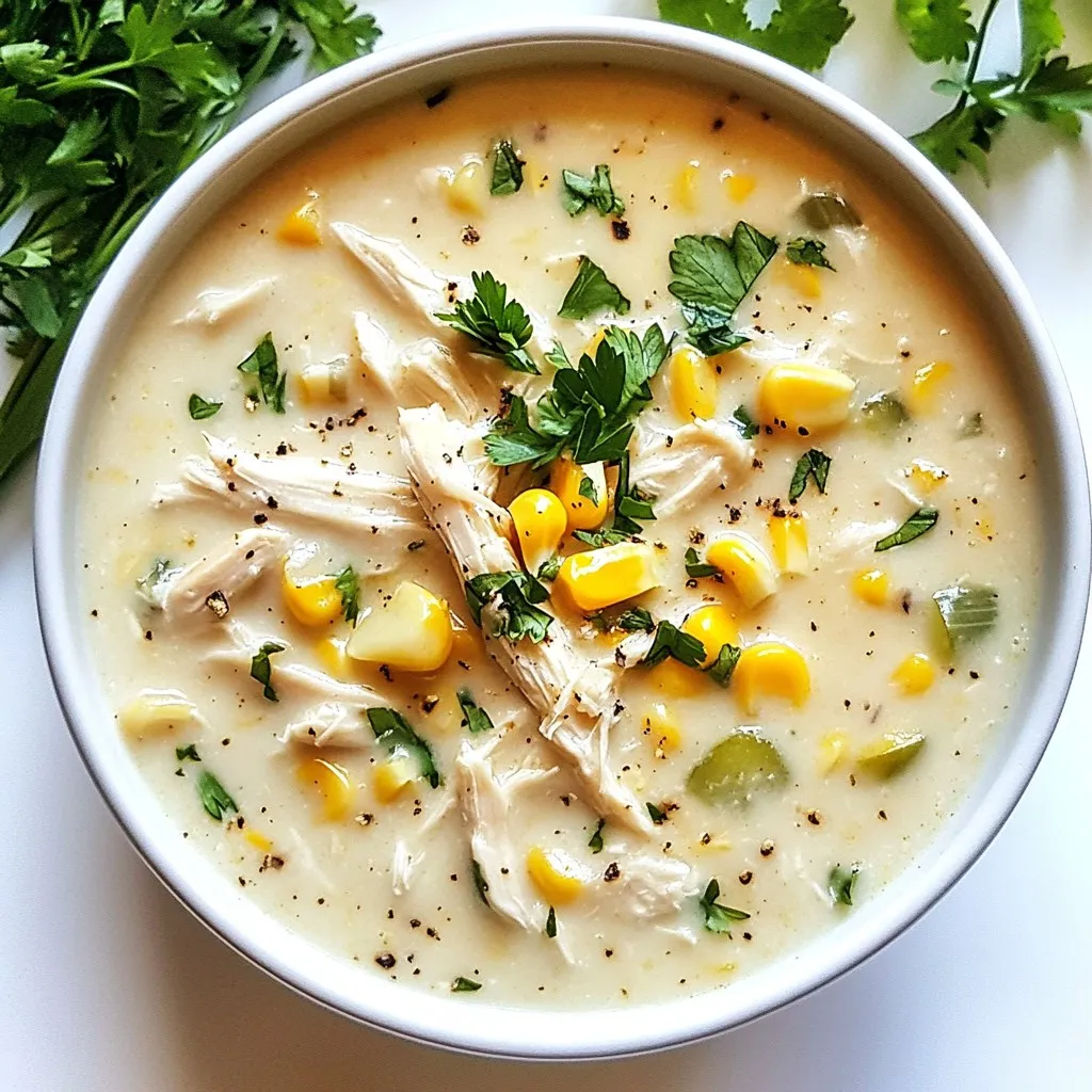 Crockpot Chicken Corn Chowder Tasty Comfort Food