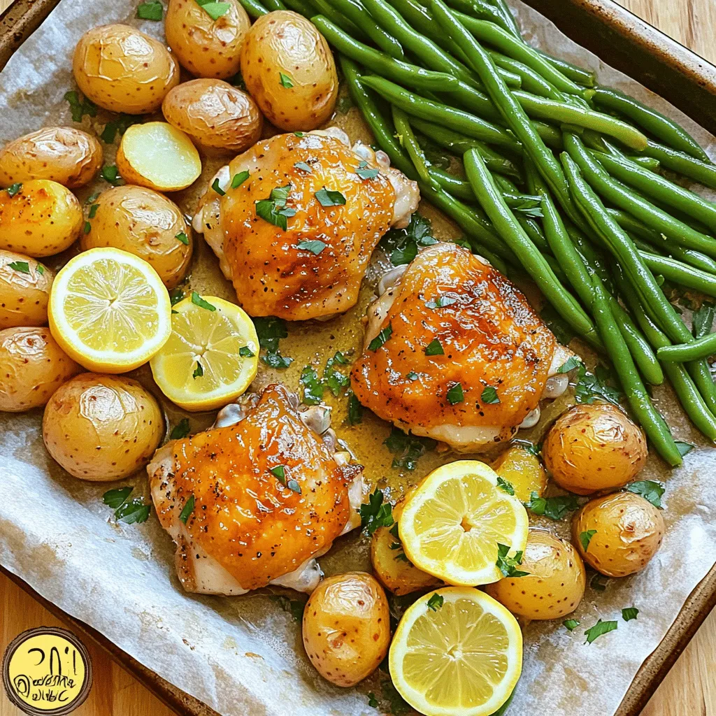 Sheet Pan Lemon Dijon Chicken Thighs Simple Recipe