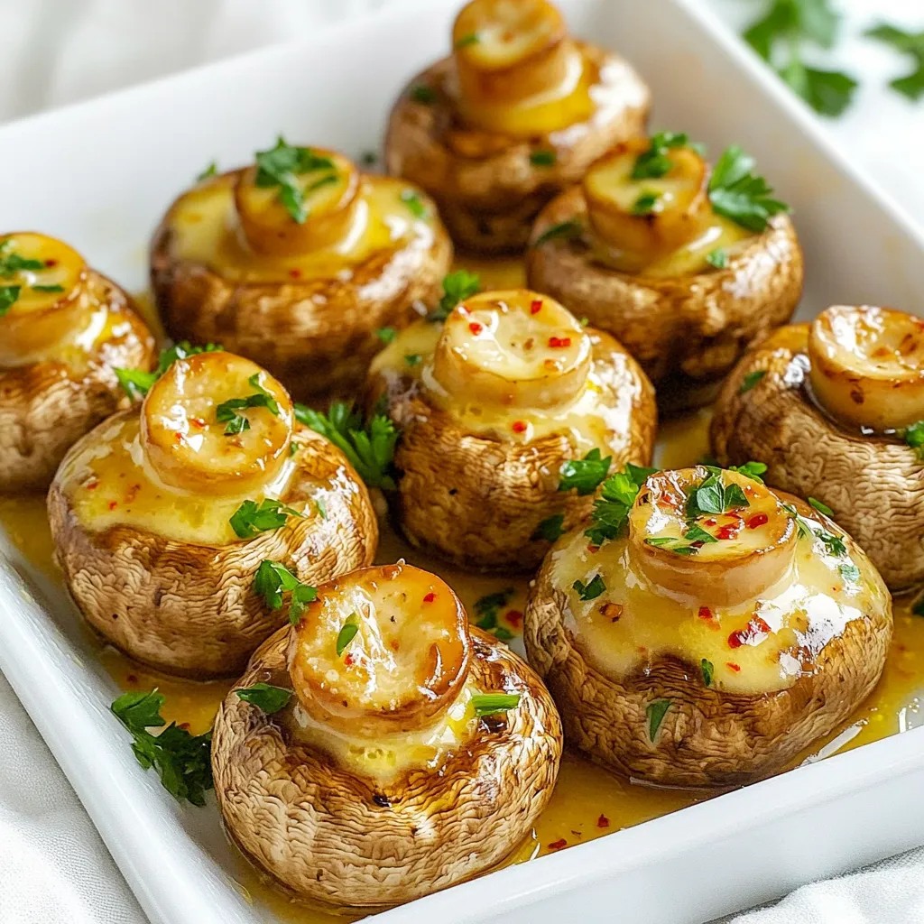 Air Fryer Garlic Butter Mushrooms Savory and Simple Dish