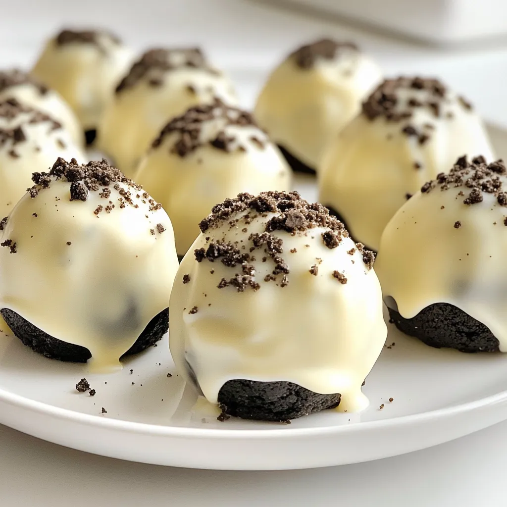 Oreo Cheesecake Truffles Delightful No-Bake Dessert