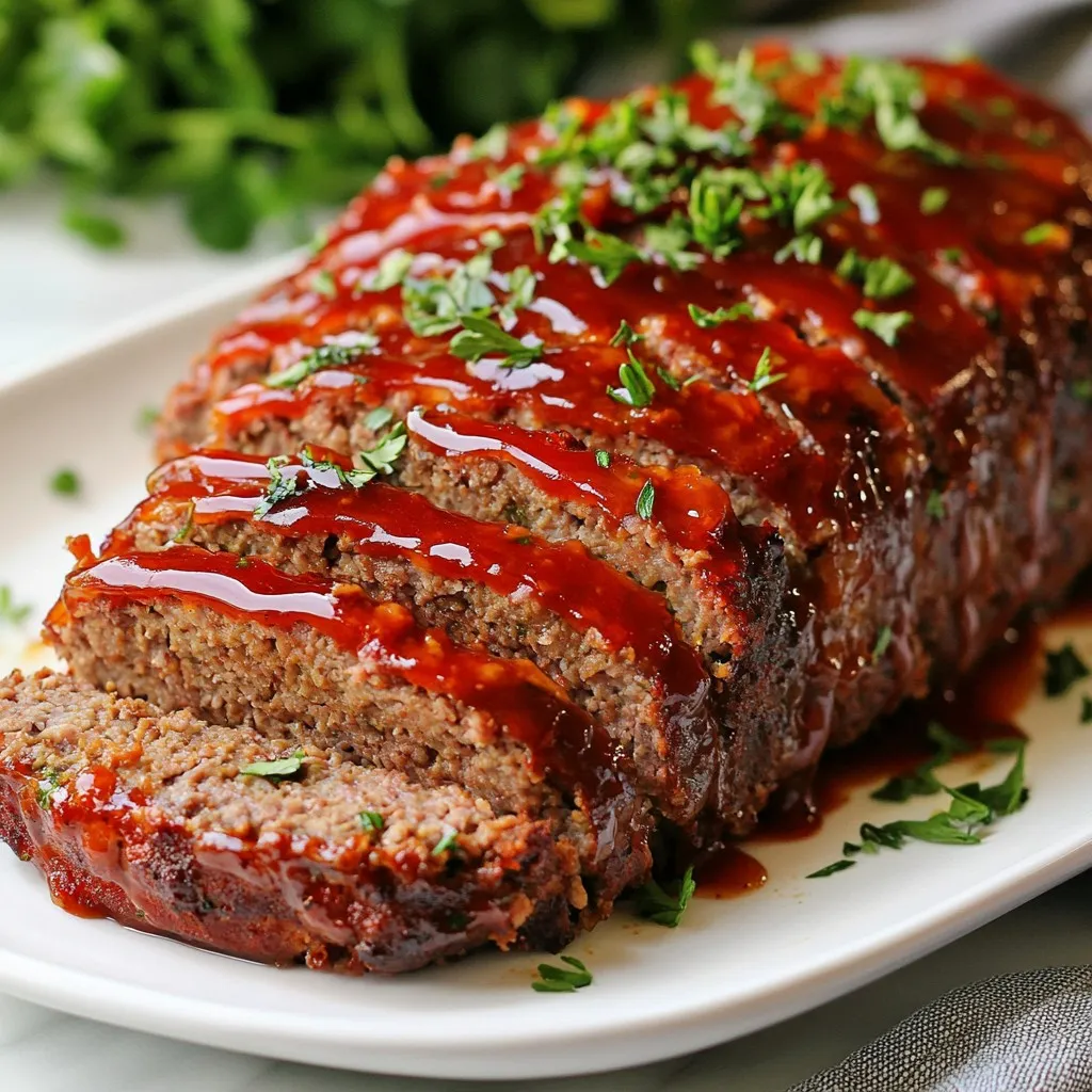 Mouthwatering Meatloaf with Tangy Ketchup Glaze
