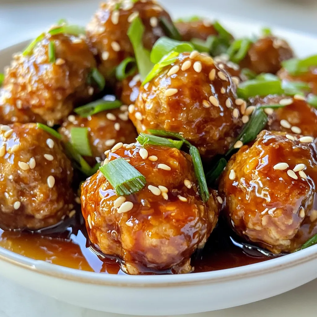 Honey Garlic Teriyaki Meatballs Flavorful Easy Recipe