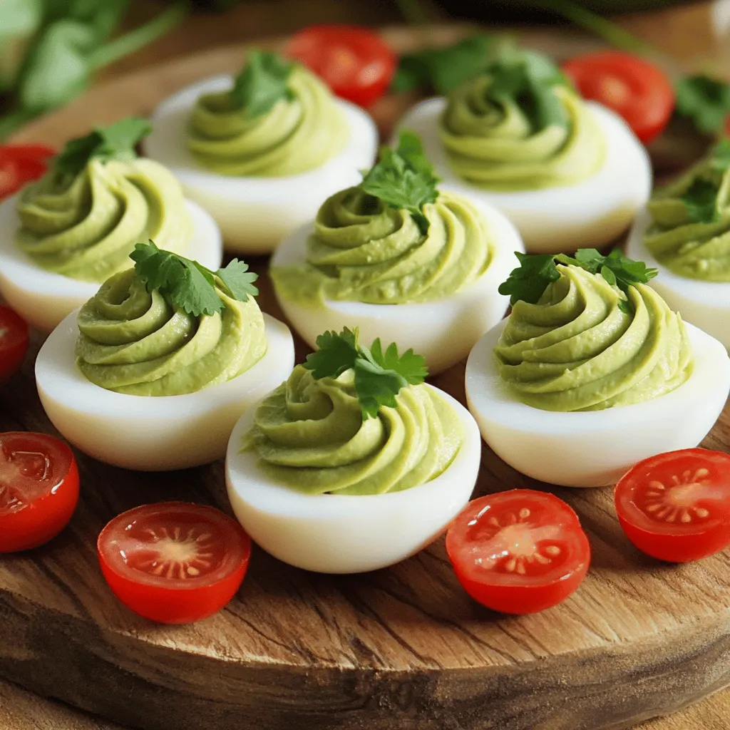 Avocado Deviled Eggs Simple and Tasty Recipe