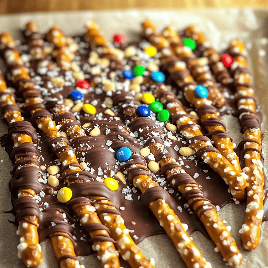 Chocolate Covered Pretzel Bark Simple and Tasty Treat