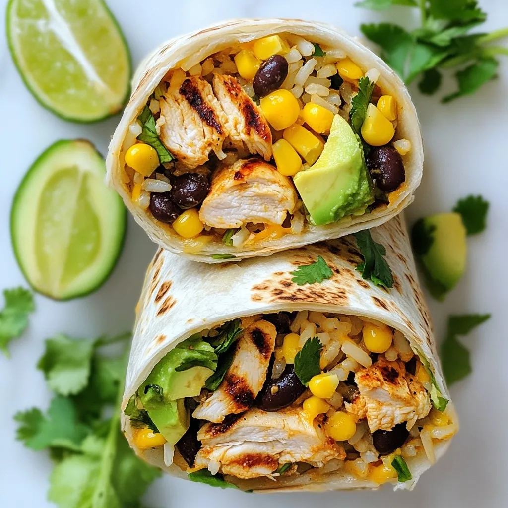 Chipotle Ranch Grilled Chicken Burritos Flavor Boost