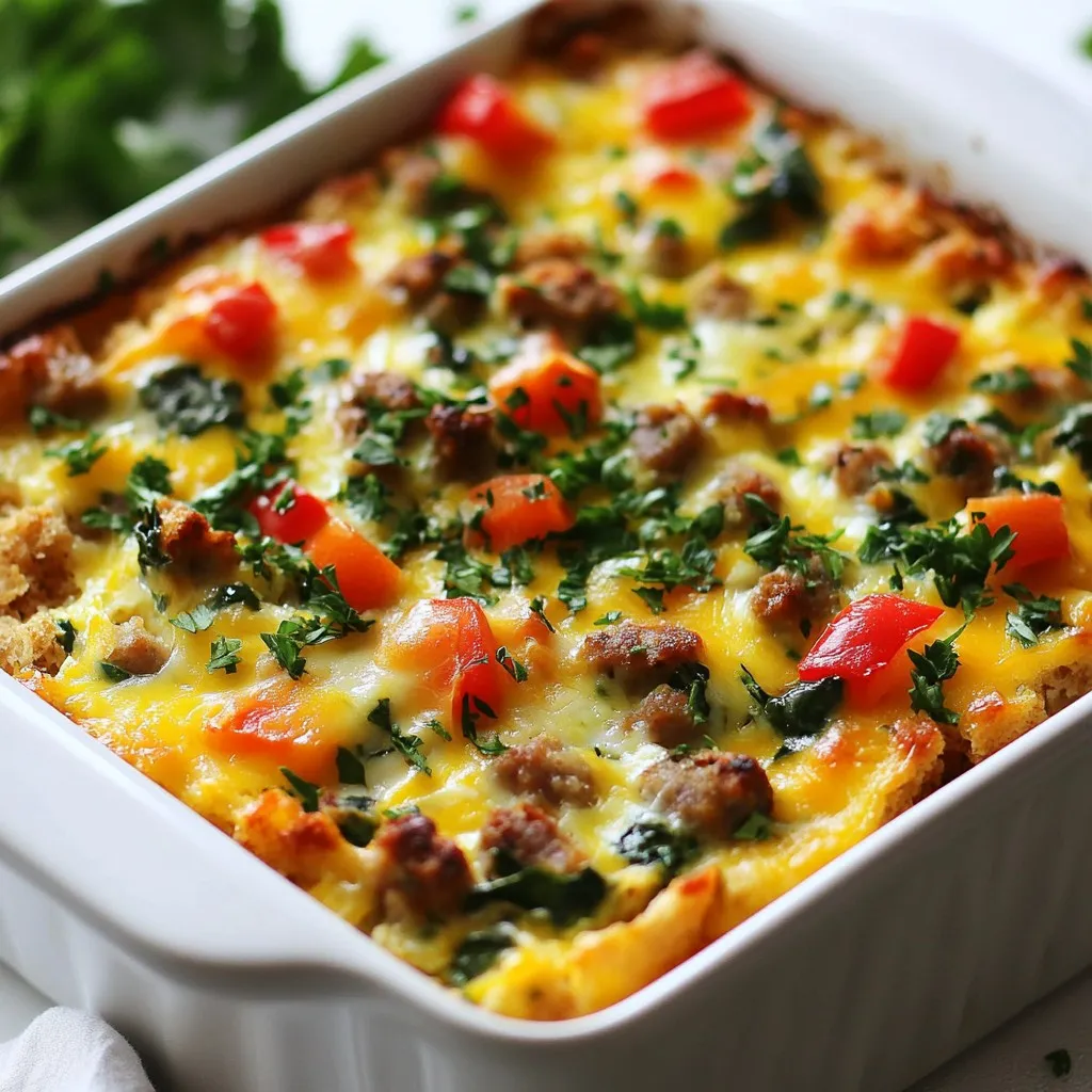 Festive Christmas Breakfast Casserole Delightfully Simple