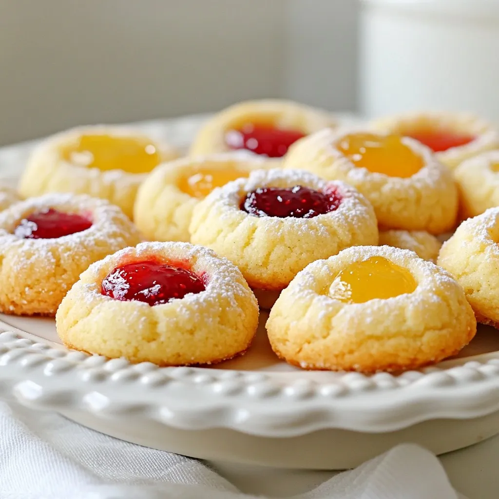 Christmas Thumbprint Cookies Delightful and Festive Treat