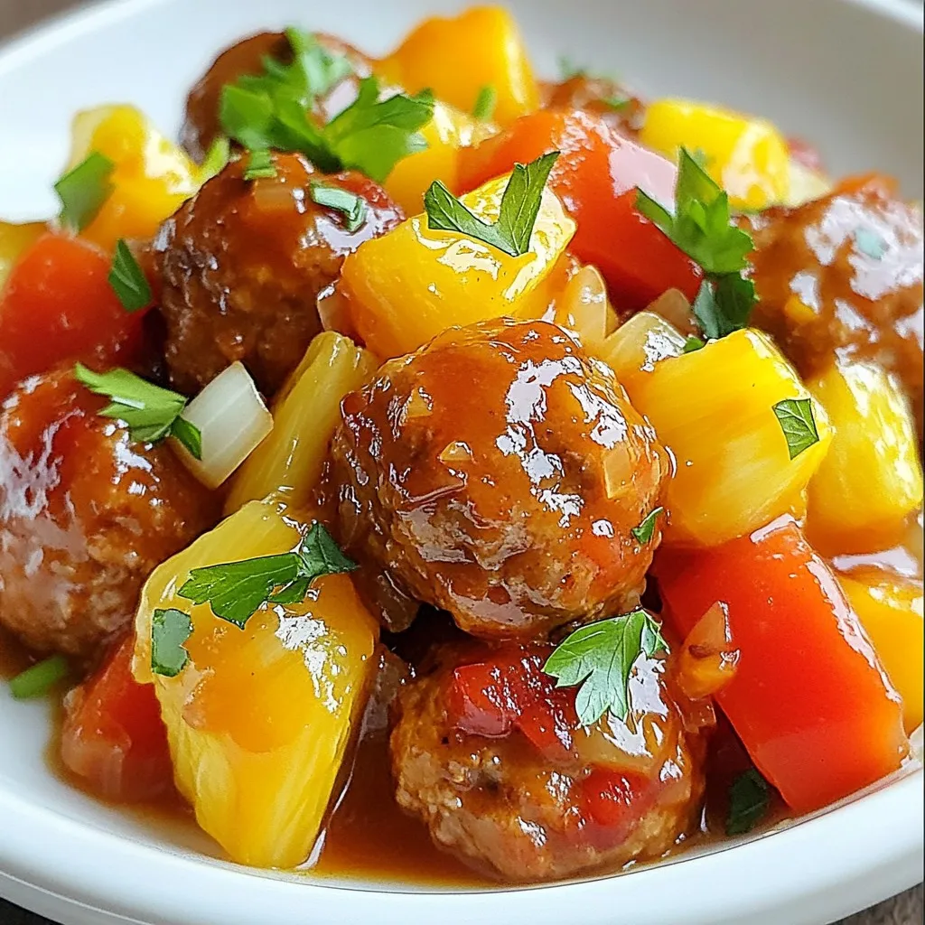 Sweet And Sour Meatballs Flavorful and Simple Recipe