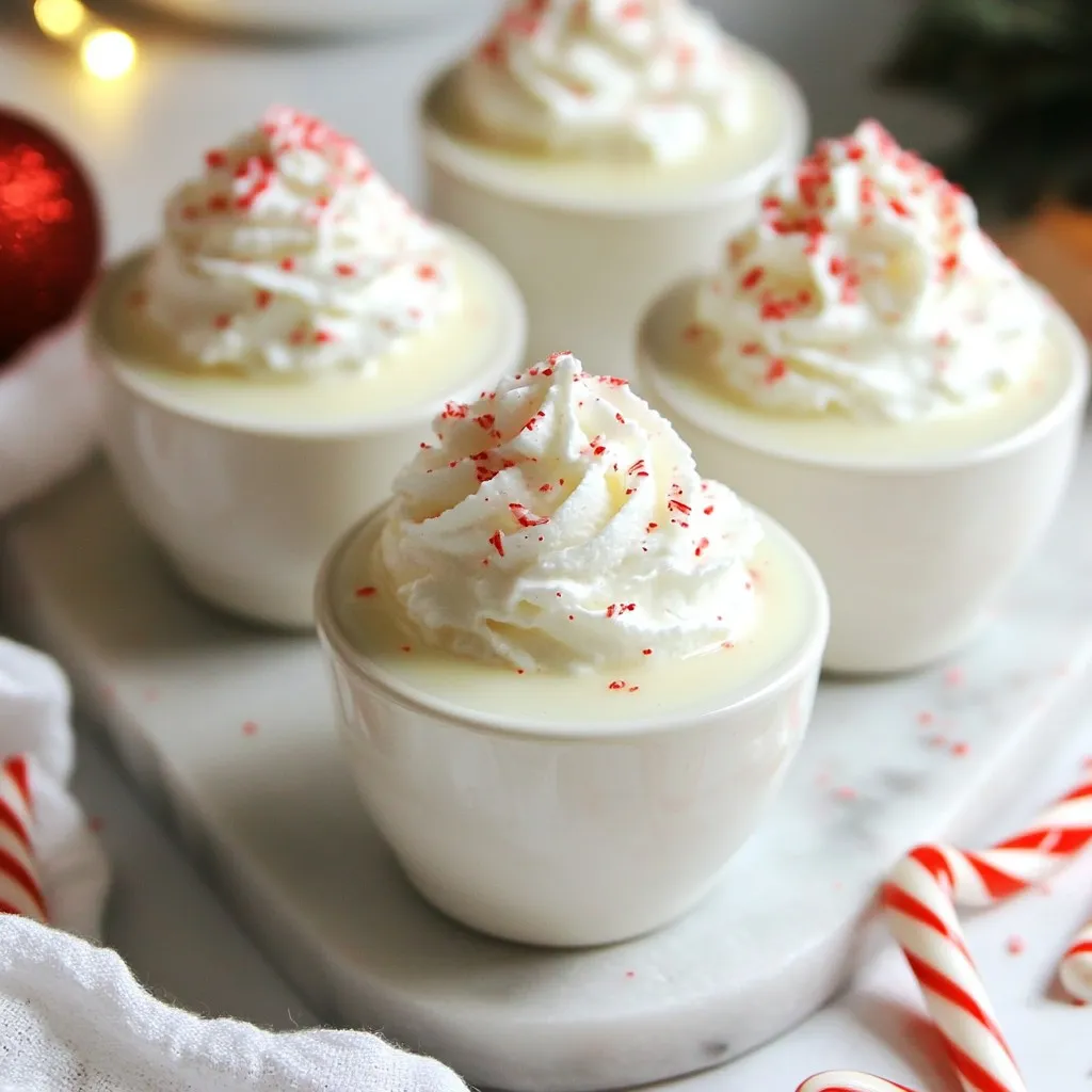 Peppermint Christmas Shots Festive and Fun Treat