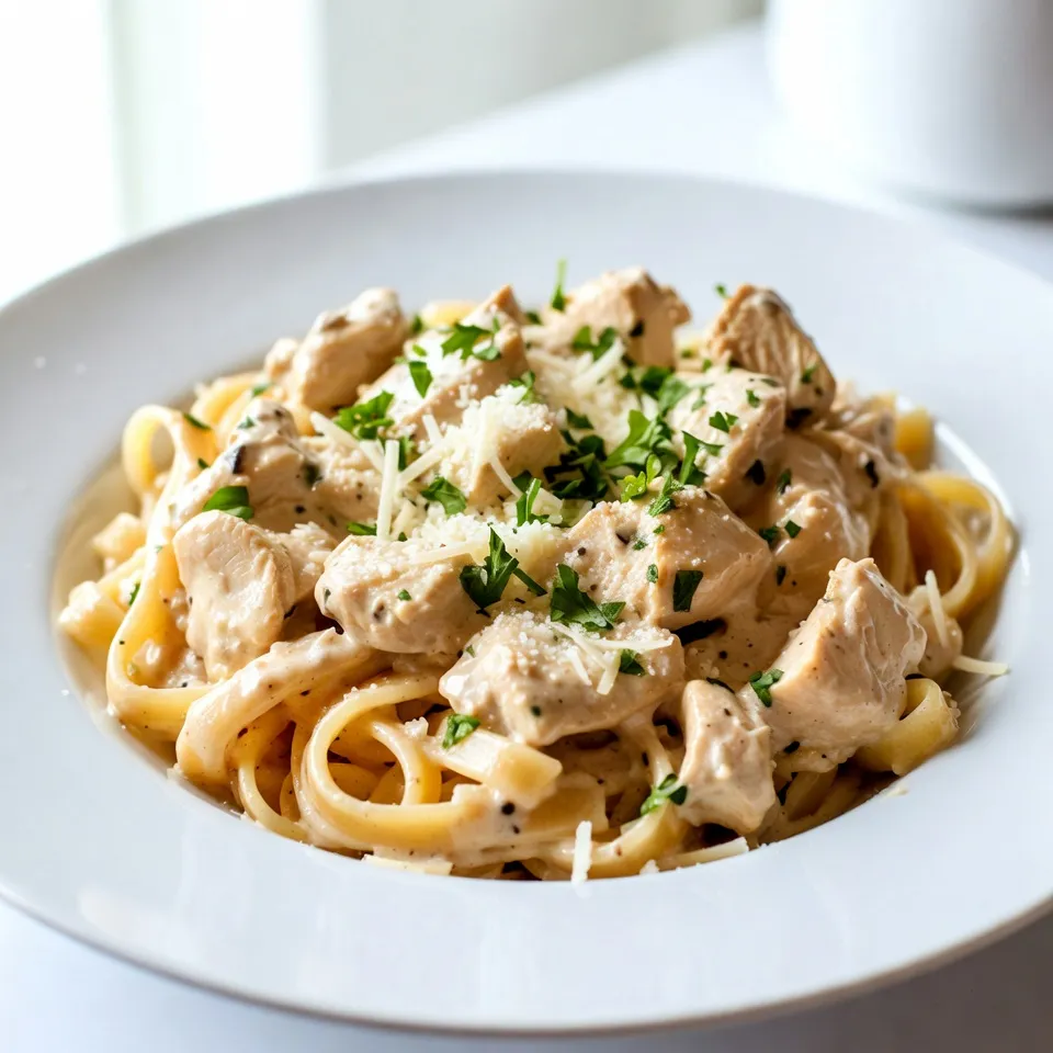 Instant Pot Chicken Alfredo Pasta Simple and Quick Meal