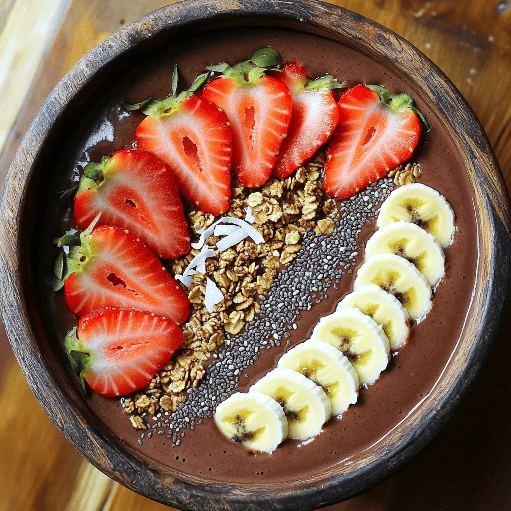 Chocolate Strawberry Smoothie Bowl Delight Recipe