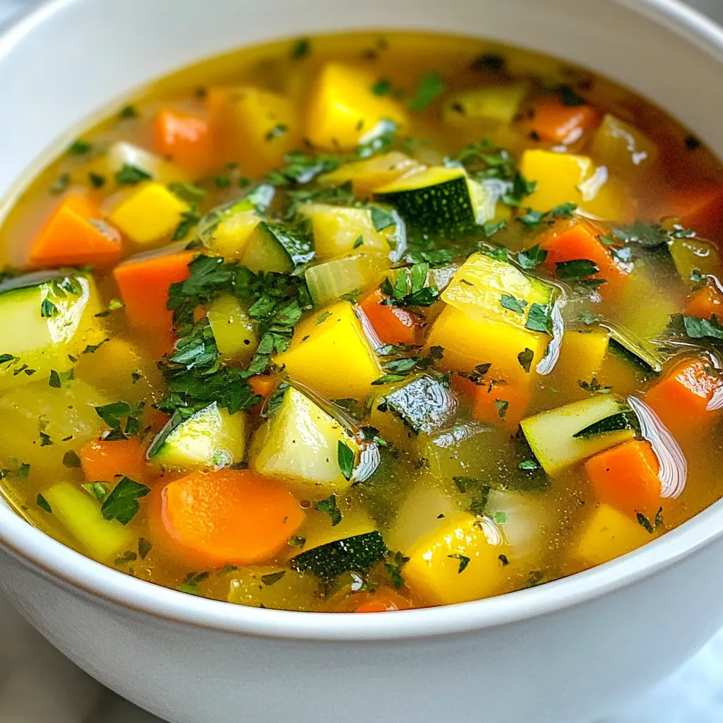 Tuscan Vegetable Soup Hearty and Flavorful Recipe