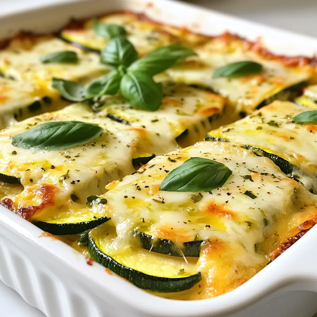 Cheesy Zucchini Bake Flavorful and Easy Recipe