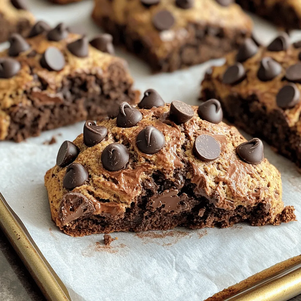 Delicious Double Chocolate Chip Scones Irresistible Treat