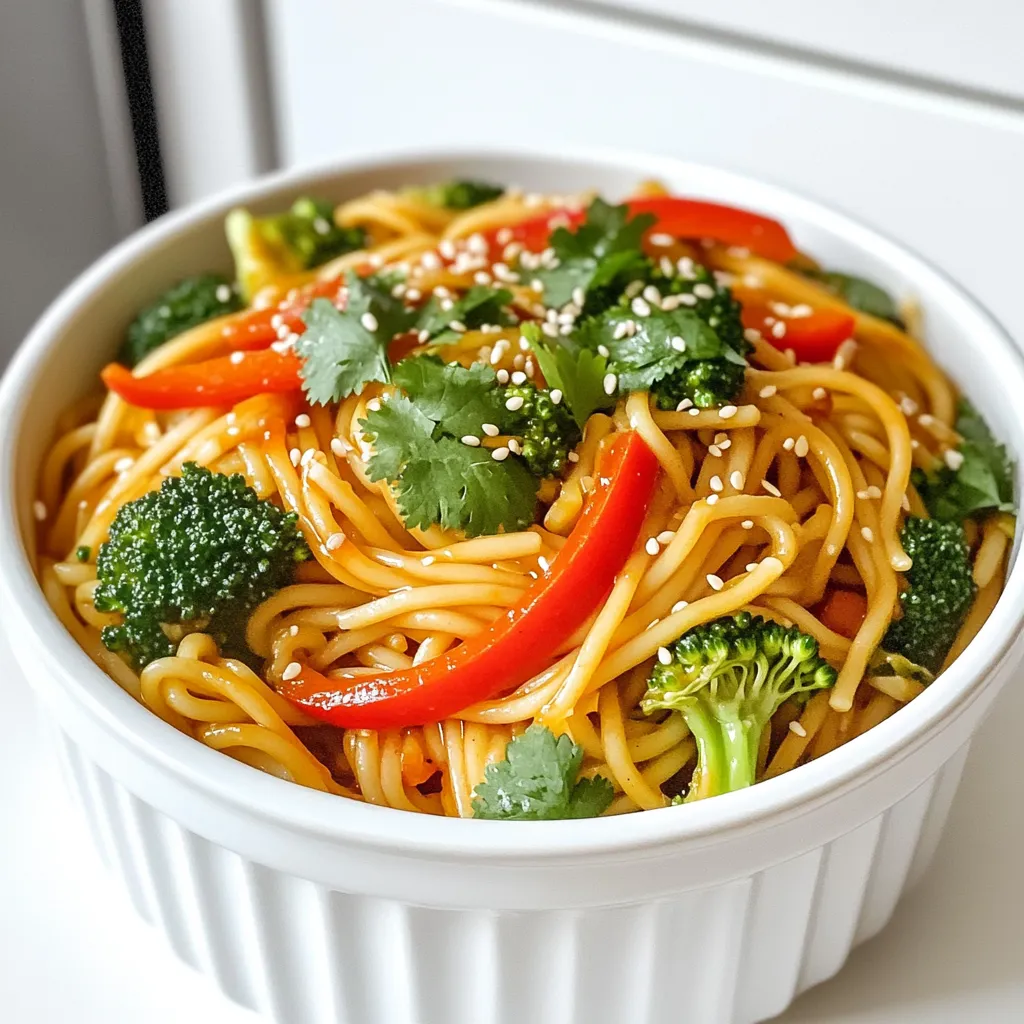 Sweet Chili Garlic Noodles Flavorful and Easy Recipe