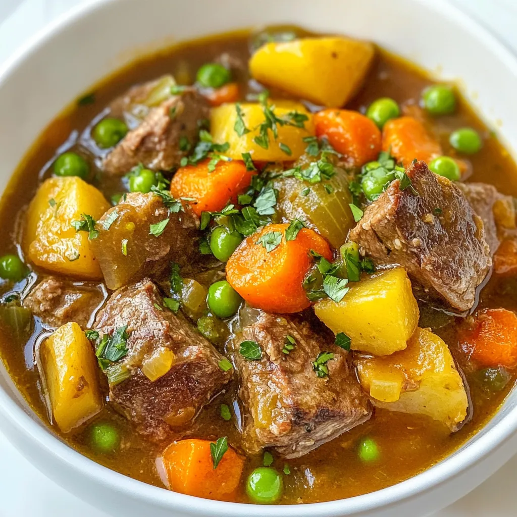 Fall-Apart Lamb Stew Hearty and Comforting Delight