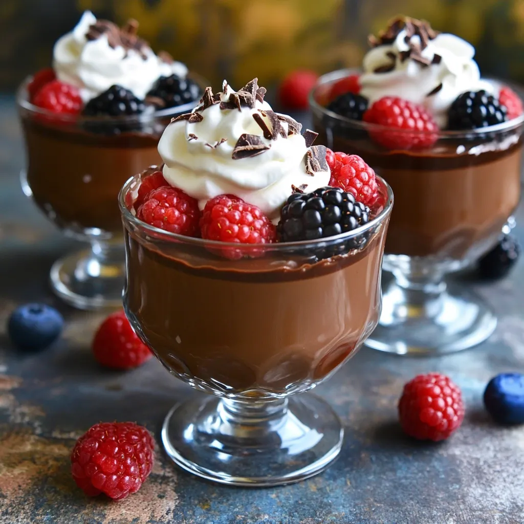 Chocolate Greek Yogurt Mousse Creamy and Light Treat