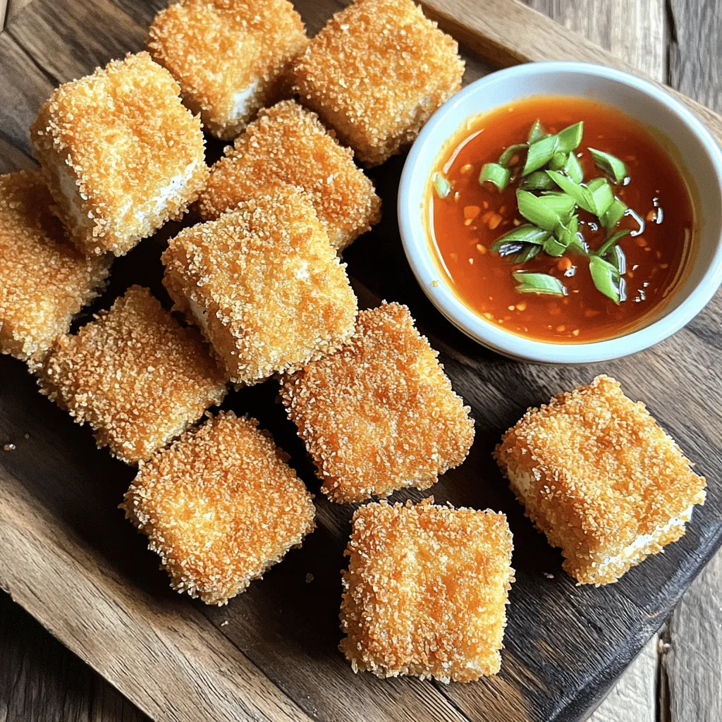Crispy Air Fryer Tofu Nuggets Perfectly Easy Recipe
