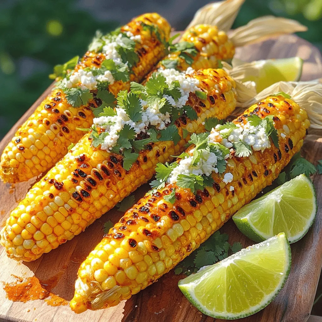 Chili Lime Grilled Corn on the Cob Fresh and Tasty