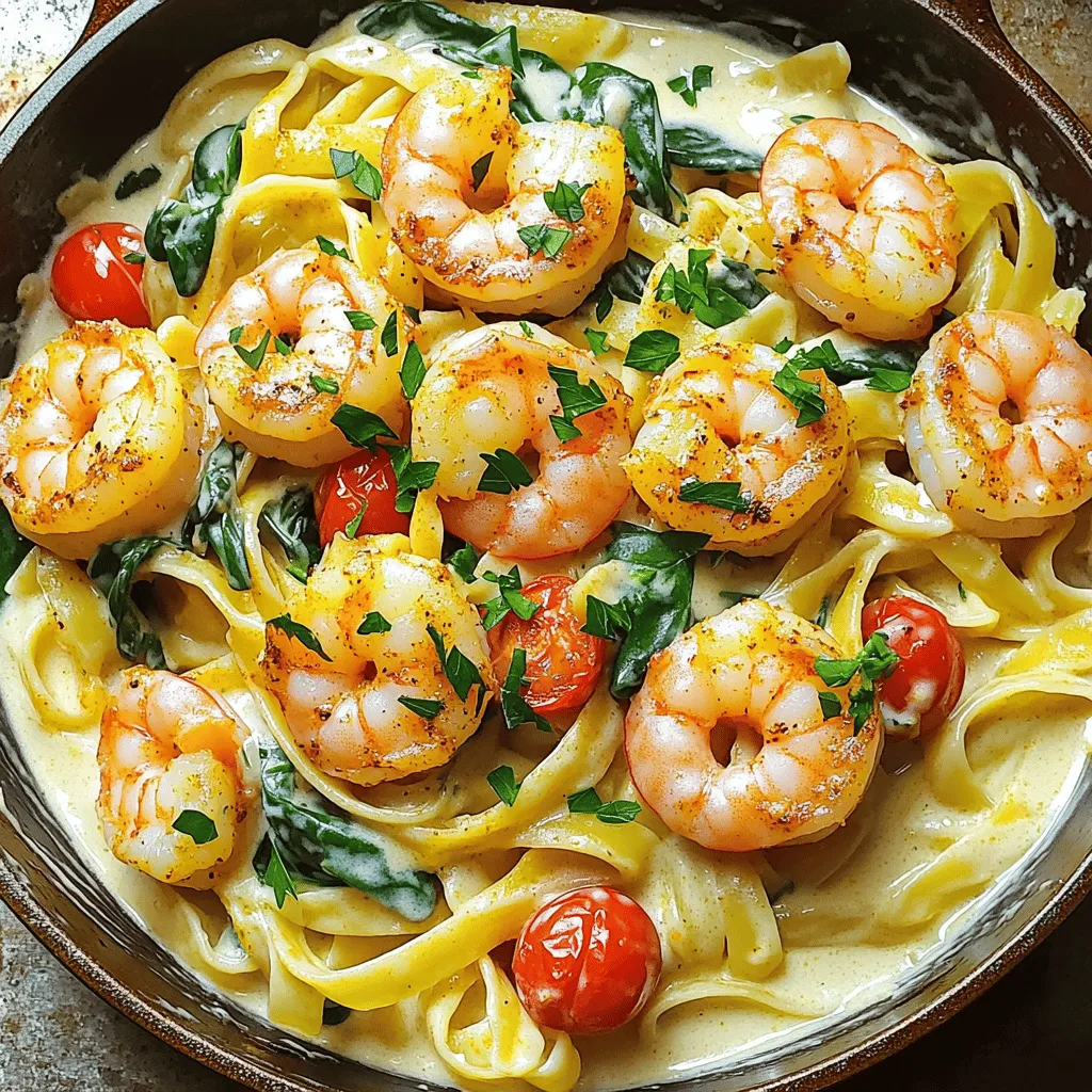 Cajun Shrimp Alfredo Skillet Quick and Flavorful Meal