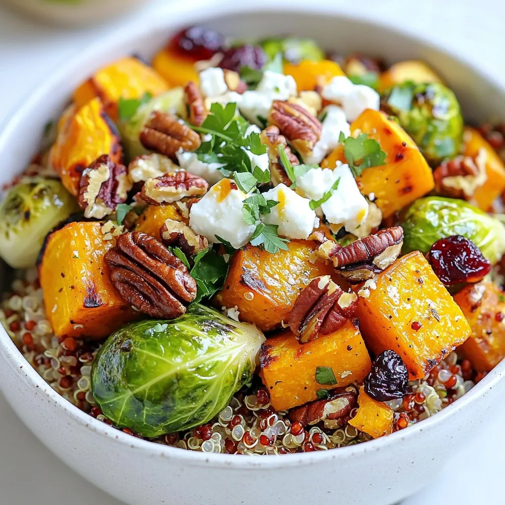 Autumn Harvest Grain Bowl Nutritious and Flavorful Meal