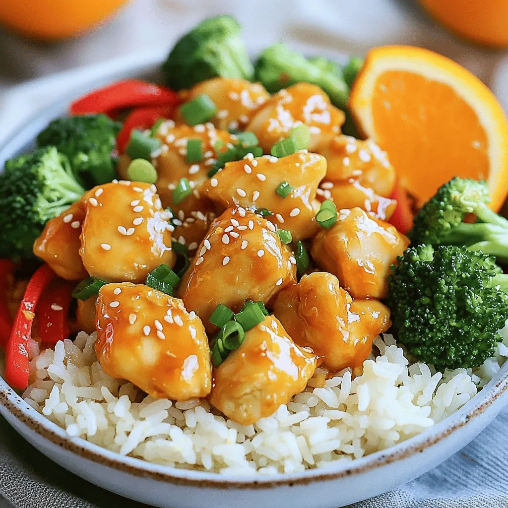 Orange Chicken Bowls Flavorful and Easy Dinner Dish