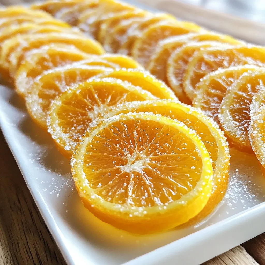 Sweet &#038; Tangy Candied Orange Slices Easy Treat Recipe