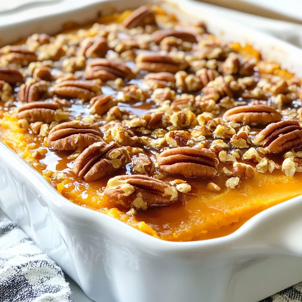 Maple Pecan Sweet Potato Casserole Irresistible Recipe