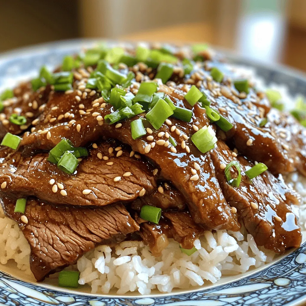 Mongolian Beef Better Than Takeout Flavor Explosion