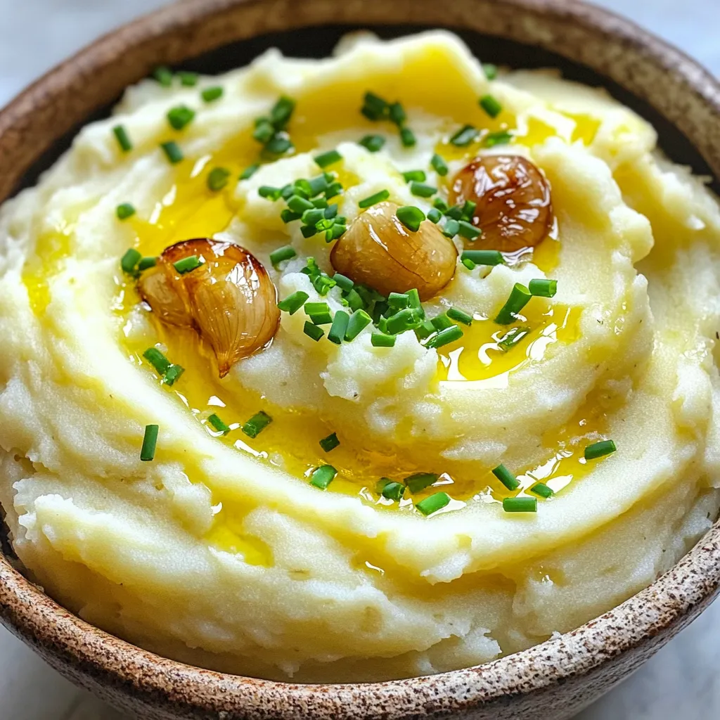 Roasted Garlic Mashed Potatoes Creamy Comfort Dish