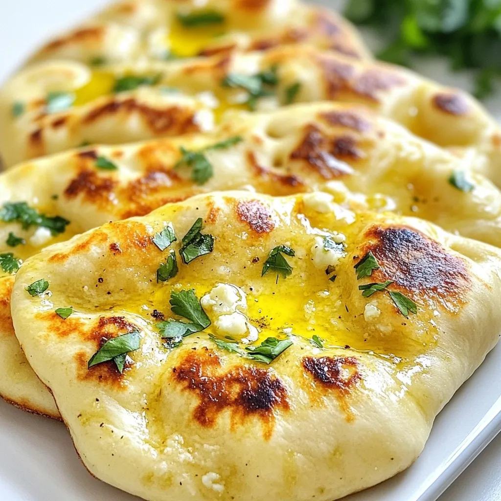 Garlic Cottage Cheese Naan Savory and Satisfying Bread