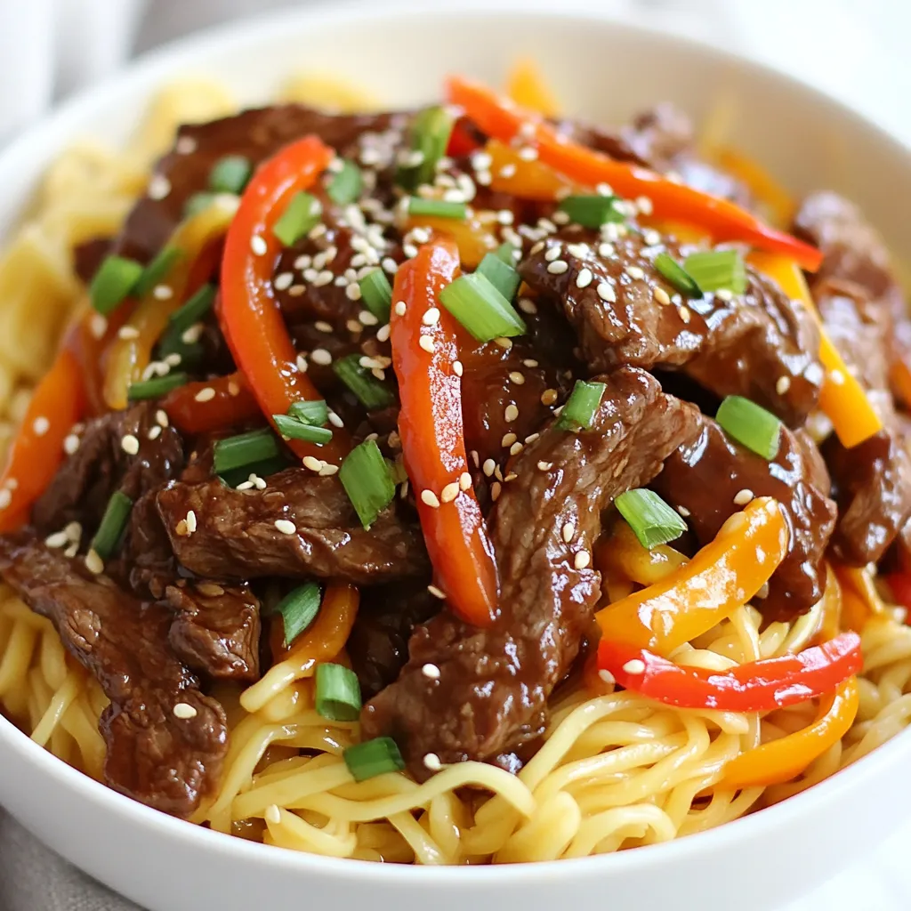 Sticky Beef Noodles Flavorful and Easy Recipe