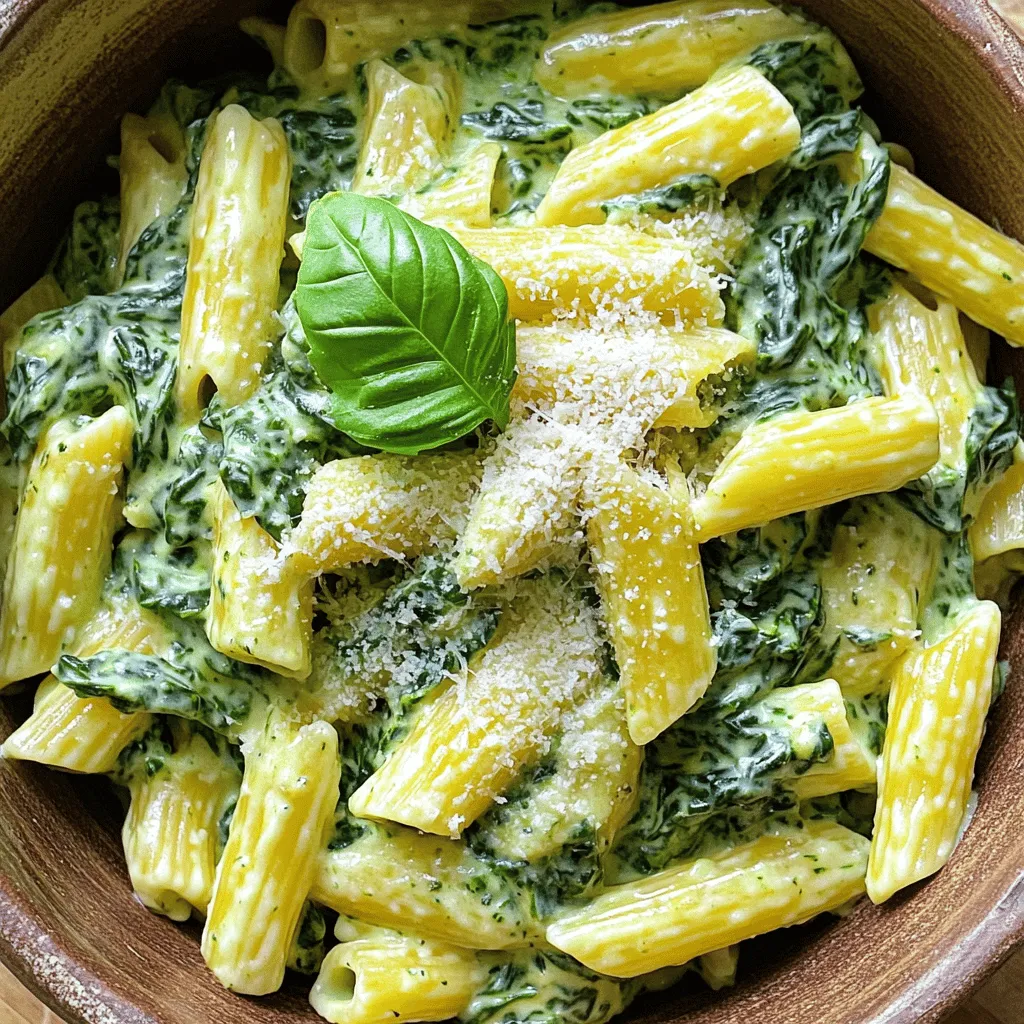 Creamy Spinach Ricotta Pasta One Pot Delight