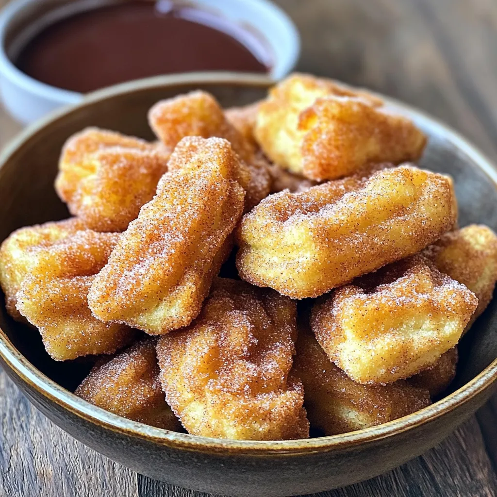 Air Fryer Cinnamon Sugar Churro Bites Delight