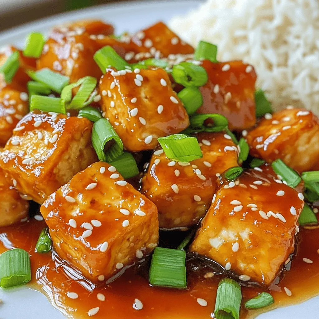 General Tso’s Crispy Tofu Flavorful Plant-Based Dish