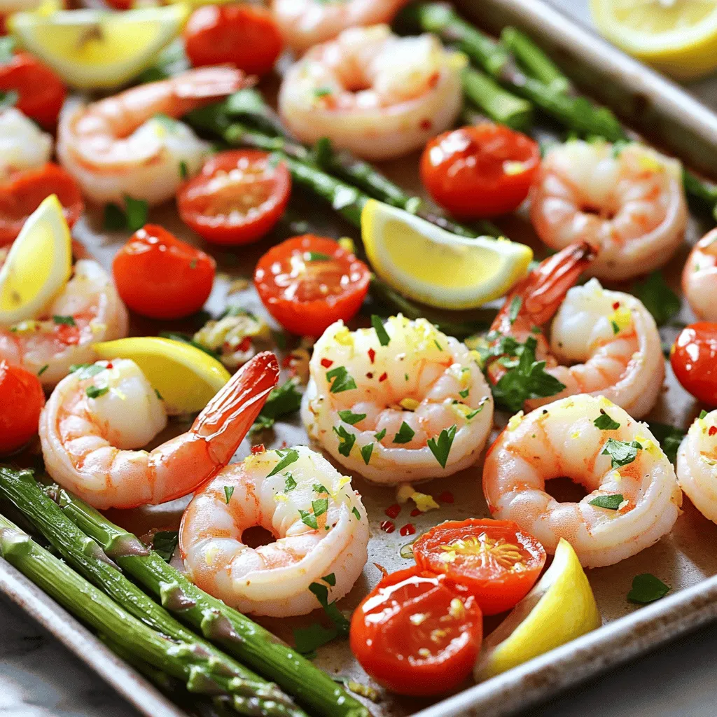Sheet-Pan Lemon Garlic Shrimp Quick and Flavorful Dish