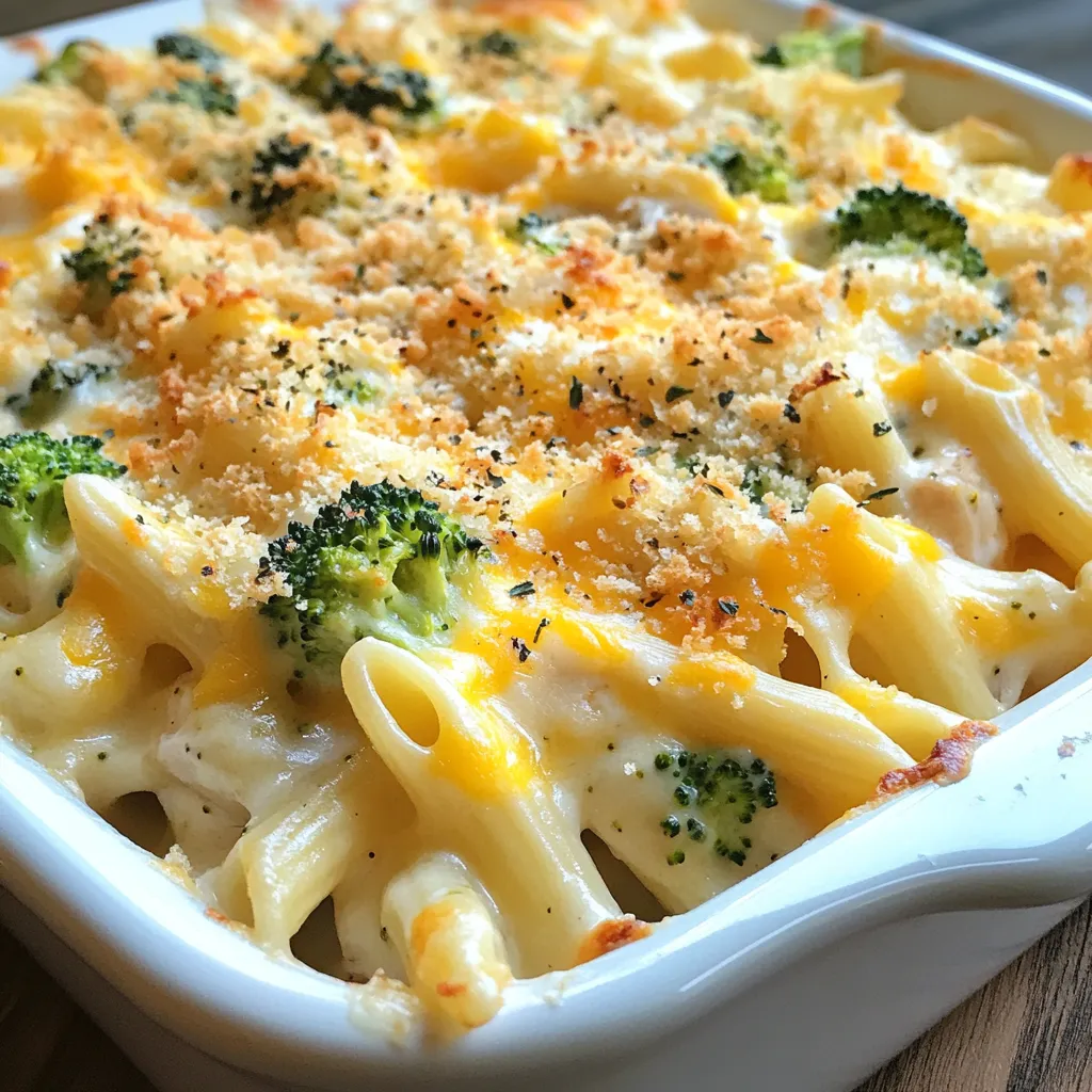 Broccoli Chicken Pasta Bake Flavorful Family Dinner