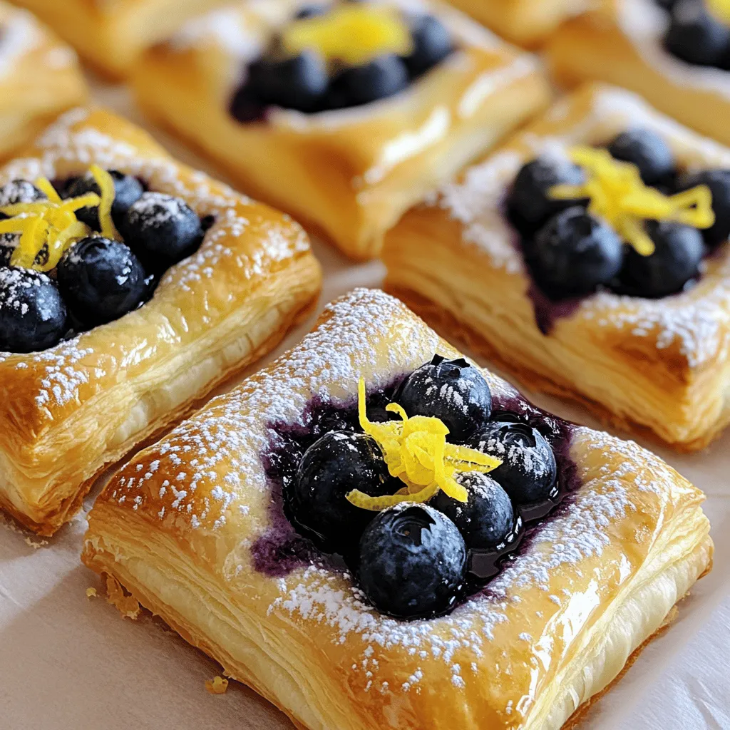 Blueberry Cream Cheese Danish Delightful Treat Recipe