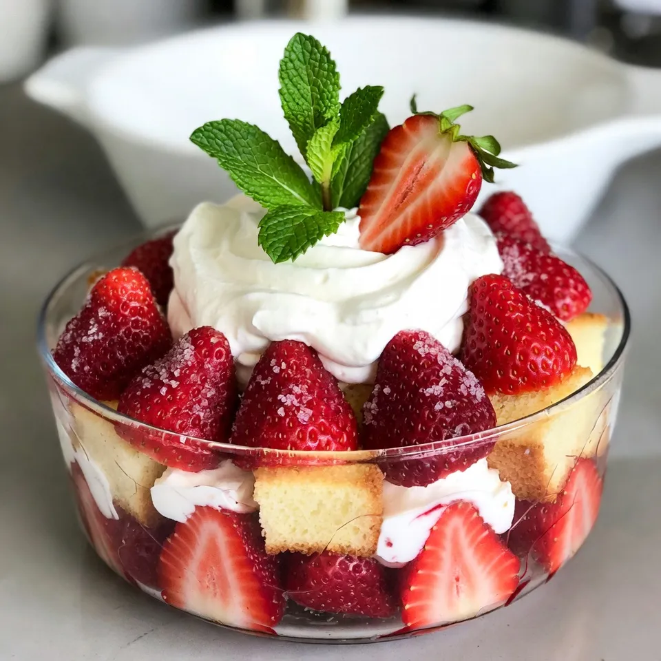 Strawberry Shortcake Trifle Delightful and Easy Recipe
