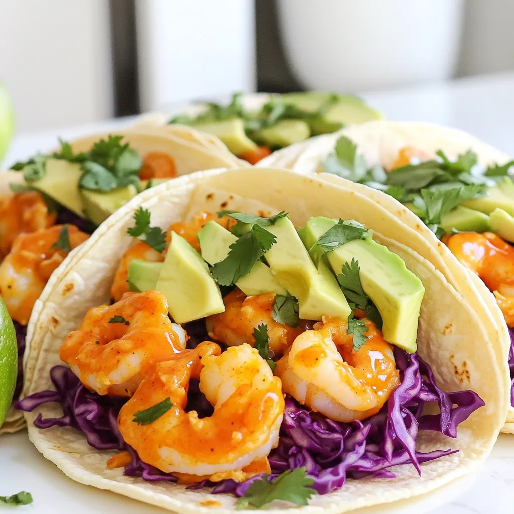 Air Fryer Buffalo Shrimp Tacos Easy and Flavorful Meal