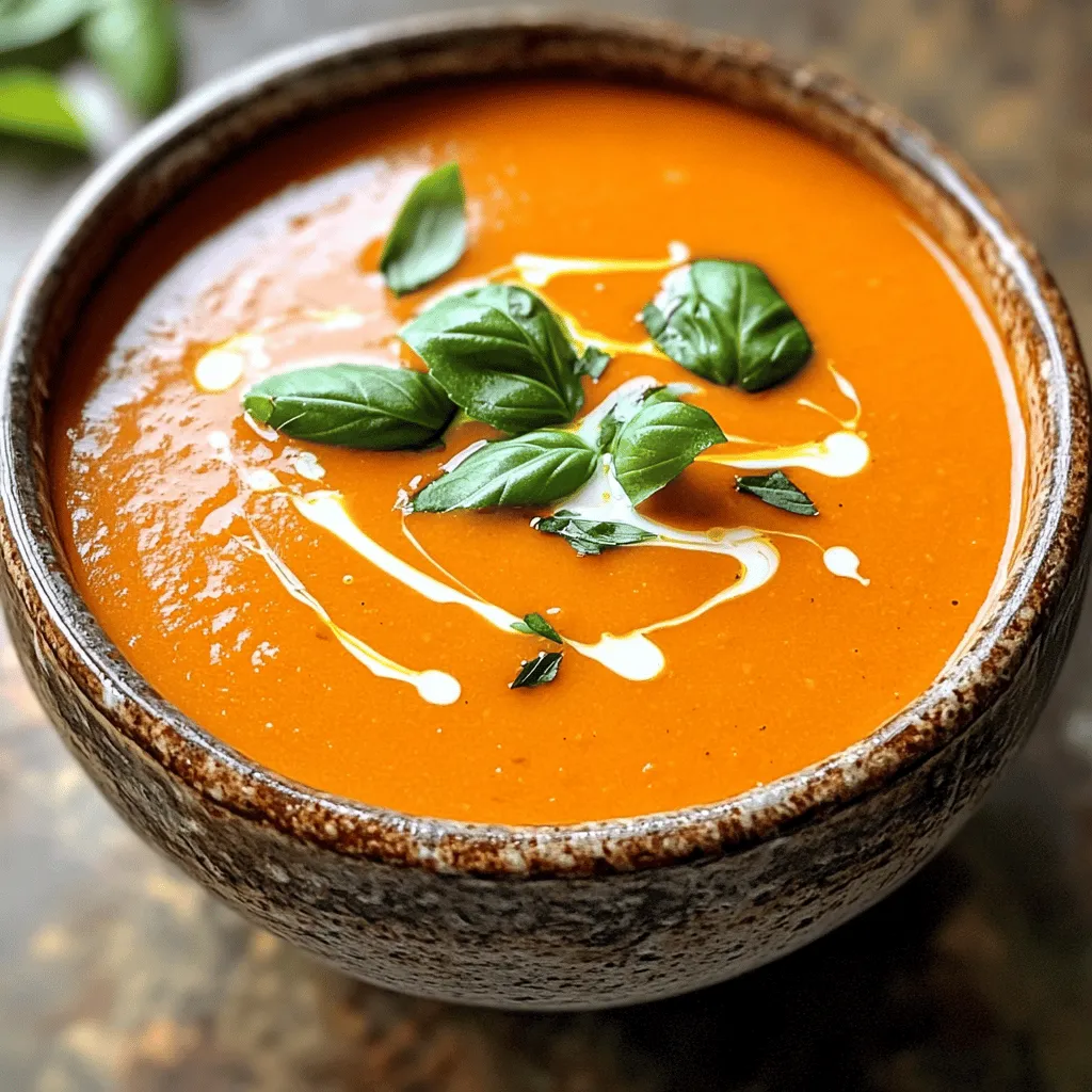 Creamy Roasted Red Pepper Soup Flavorful and Easy Recipe