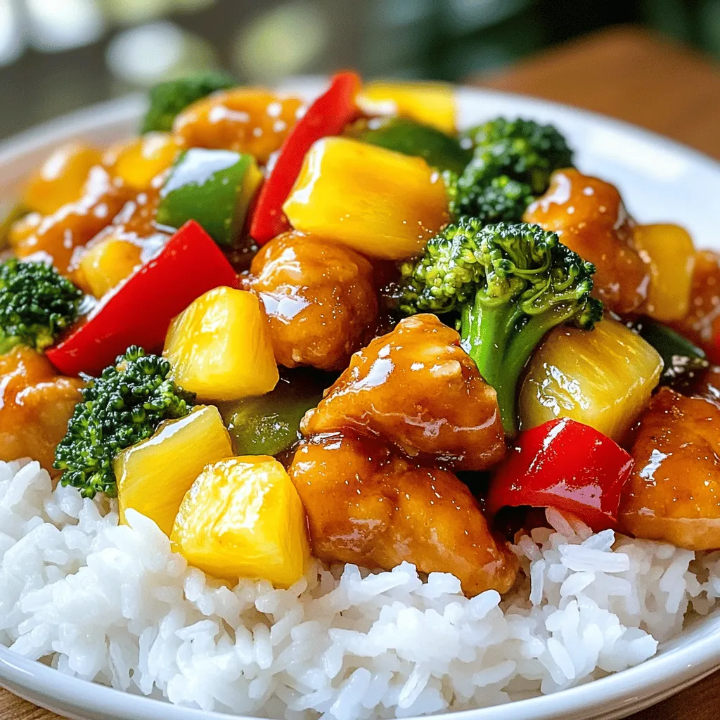 Sweet and Sour Chicken Stir Fry Flavorful Quick Meal