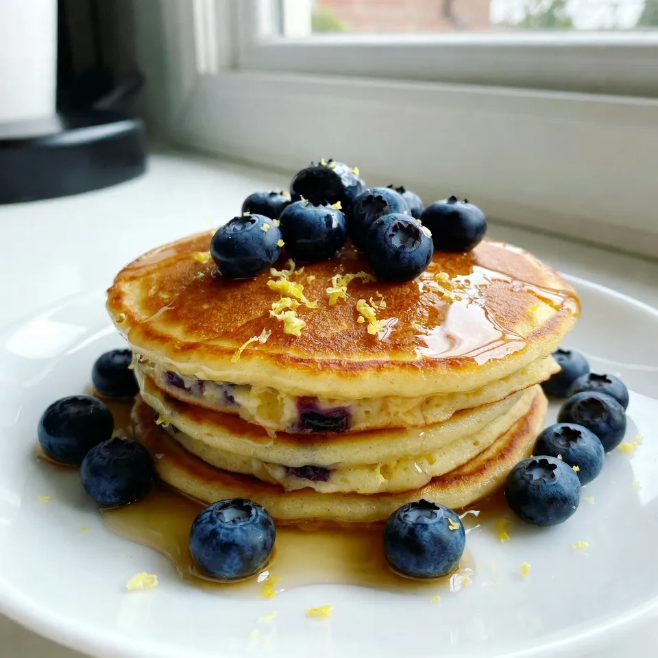Blueberry Lemon Ricotta Pancakes Fluffy and Tasty Treat