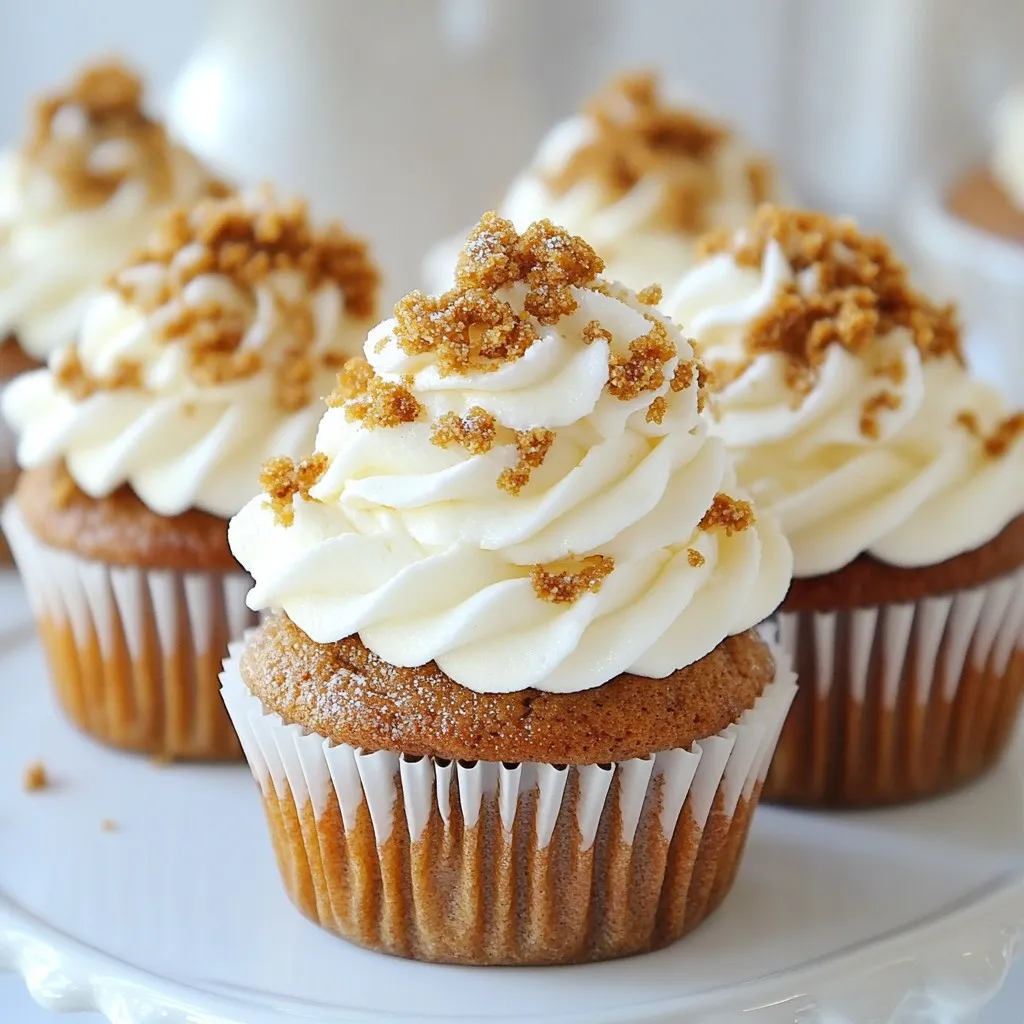 Gingerbread Latte Cupcakes Festive Flavor Delight