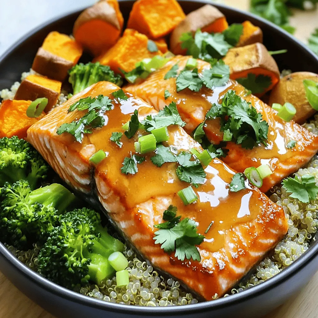 Maple Glazed Salmon Bowls Sheet Pan Delight